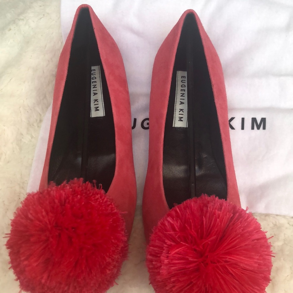 Eugenia Kim Lilou Pom Pom Flats new in box
